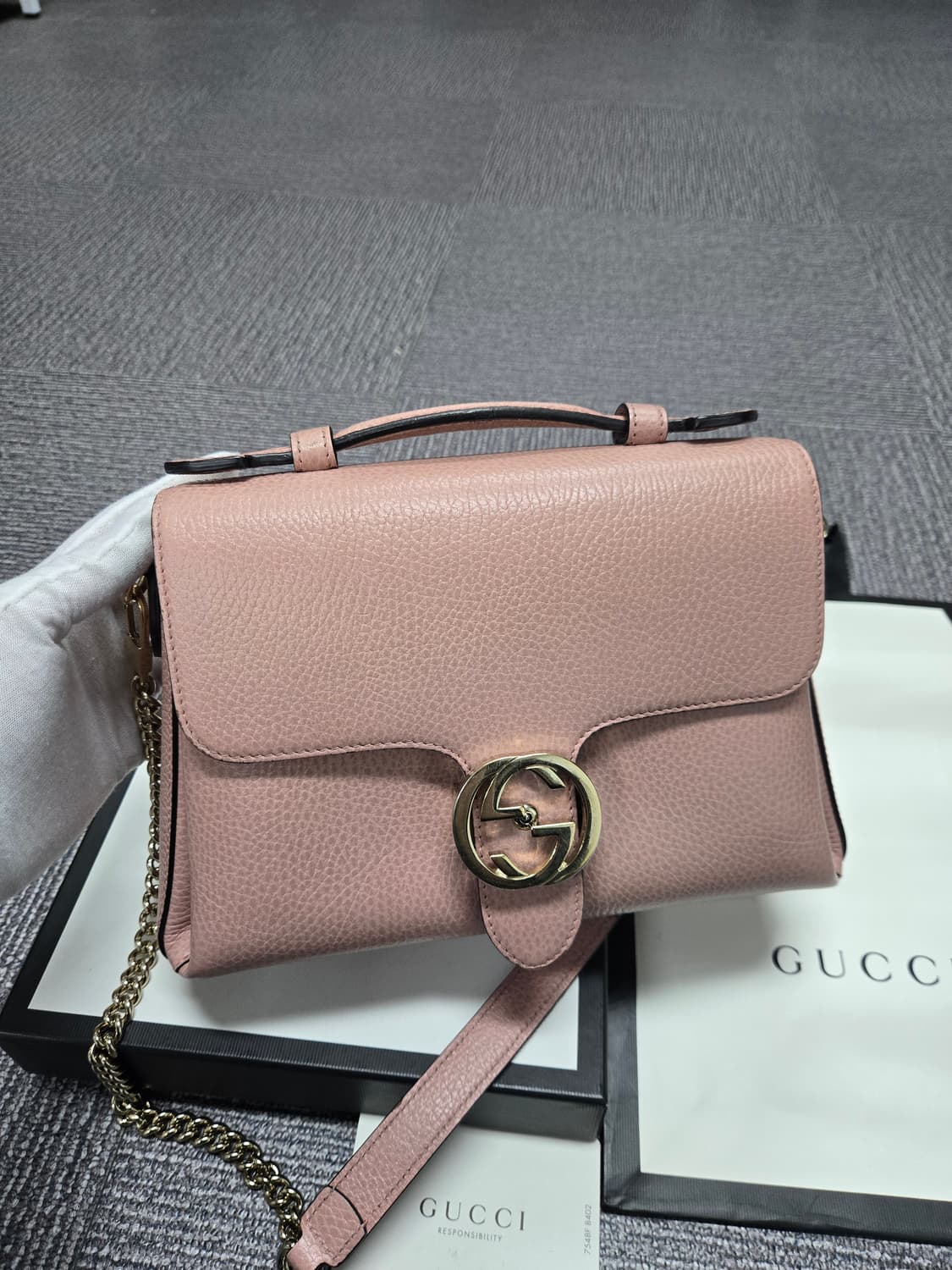 [특가][정품] 구찌 인터로킹 체인백 상품이미지1