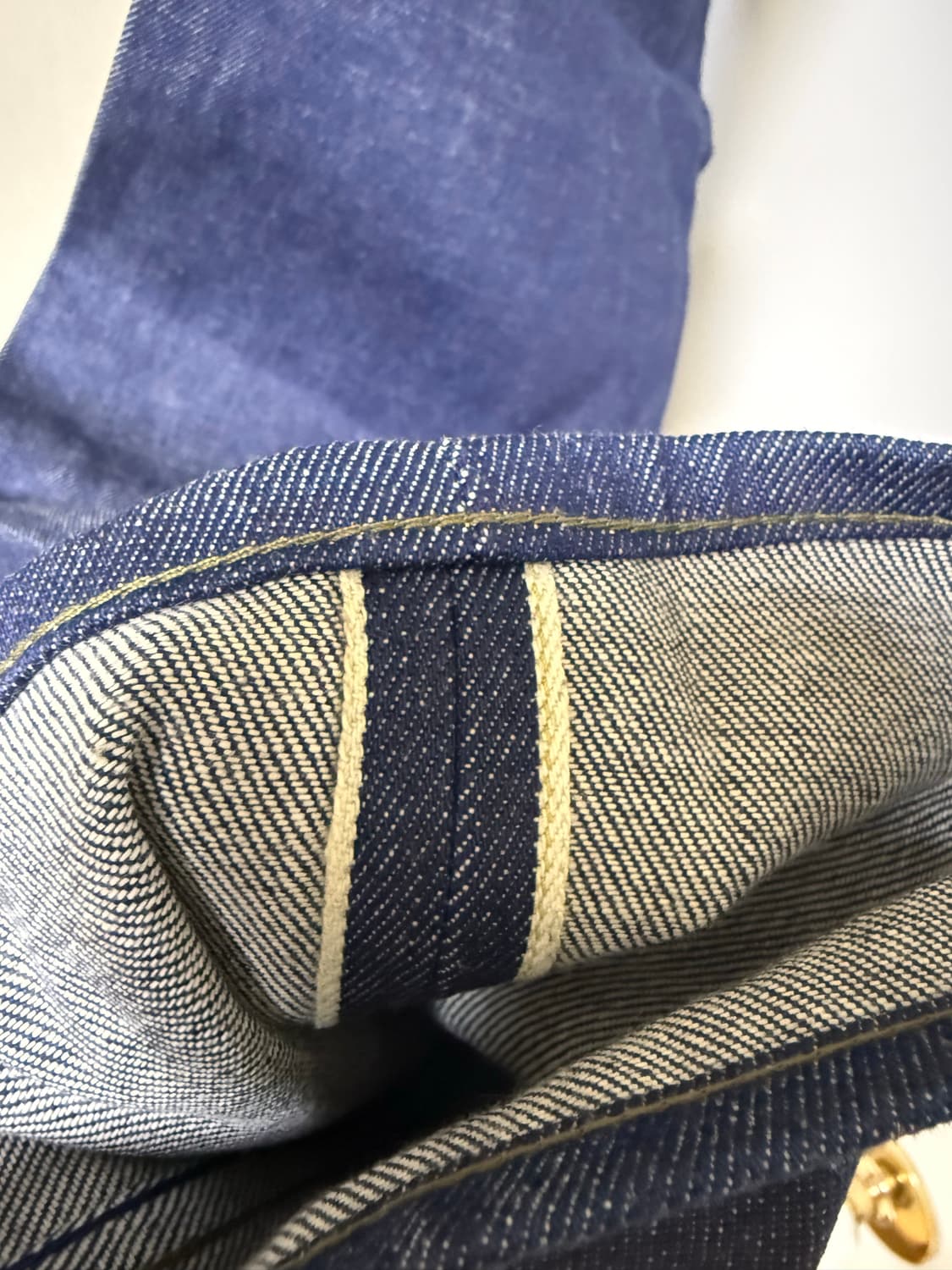 Lee 101S 골드 셀비지 데님 (W34 L32) 상품이미지10