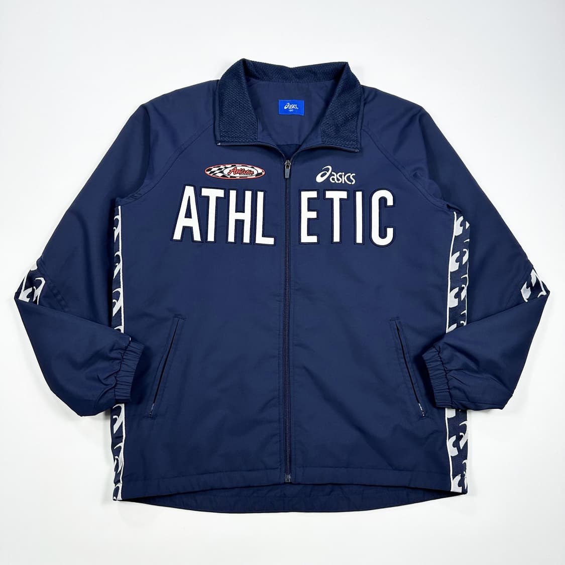 아식스 애슬레틱 올드스쿨 오버핏 바람막이 L 상품이미지1