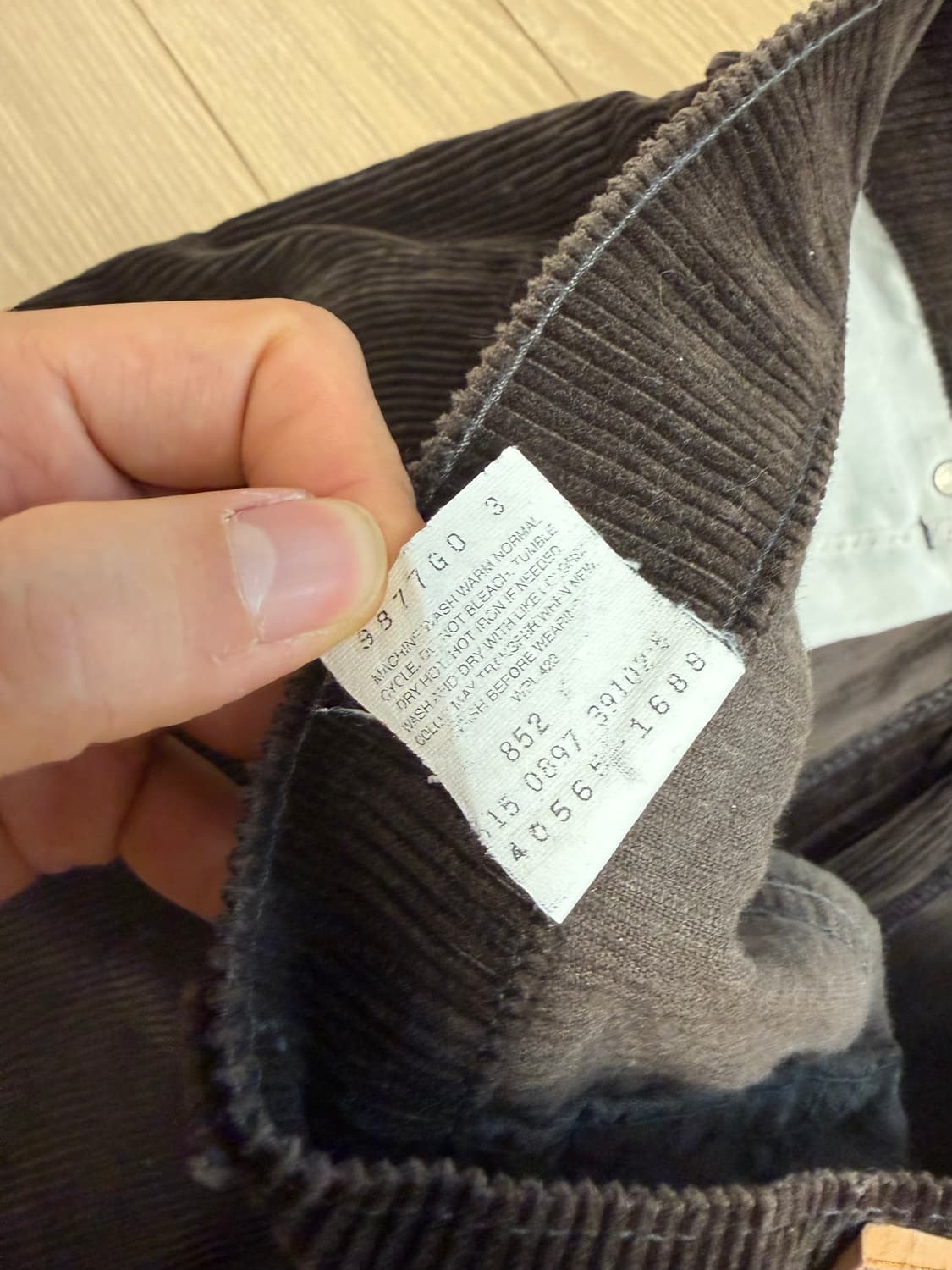 90s 리바이스 565 코듀로이 usa made 상품이미지9