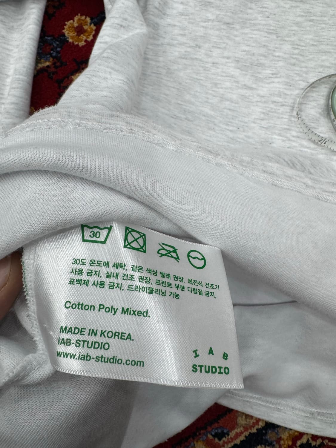 아이앱스튜디오 롱슬리브 라이트 그레이 L 상품이미지10