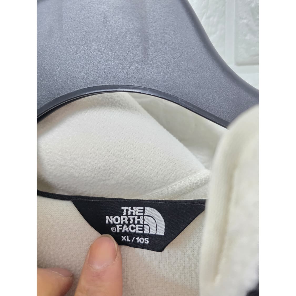 택포) 노스페이스 스노우 시티 플리스 후드 아이보리 XL 상품이미지2