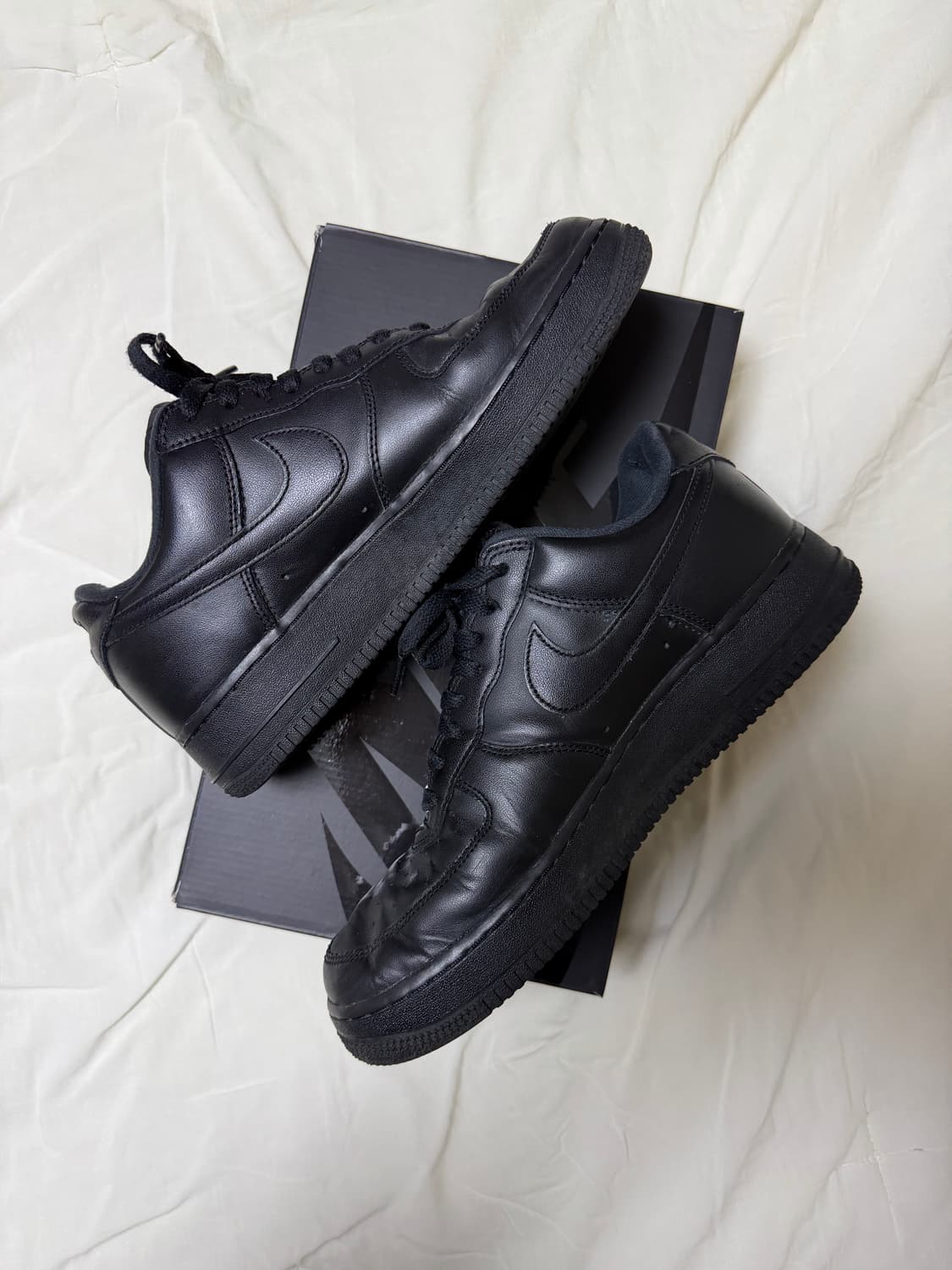 260 나이키 슈프림 에어포스 블랙 상품이미지2