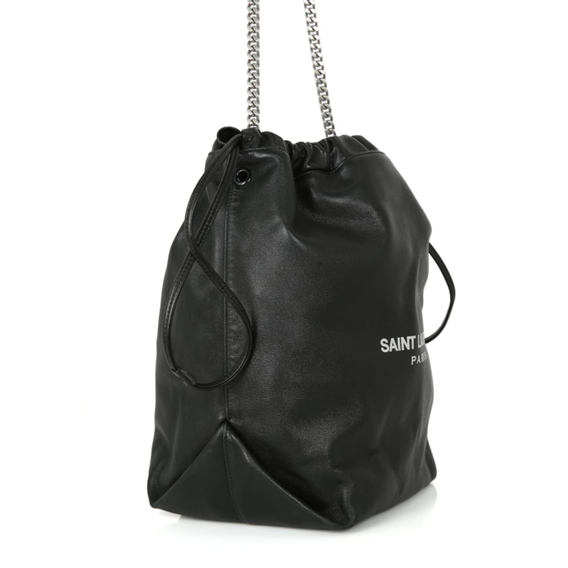 생로랑 테디 버킷 숄더백 드로스트링 체인크로스 538447 상품이미지5