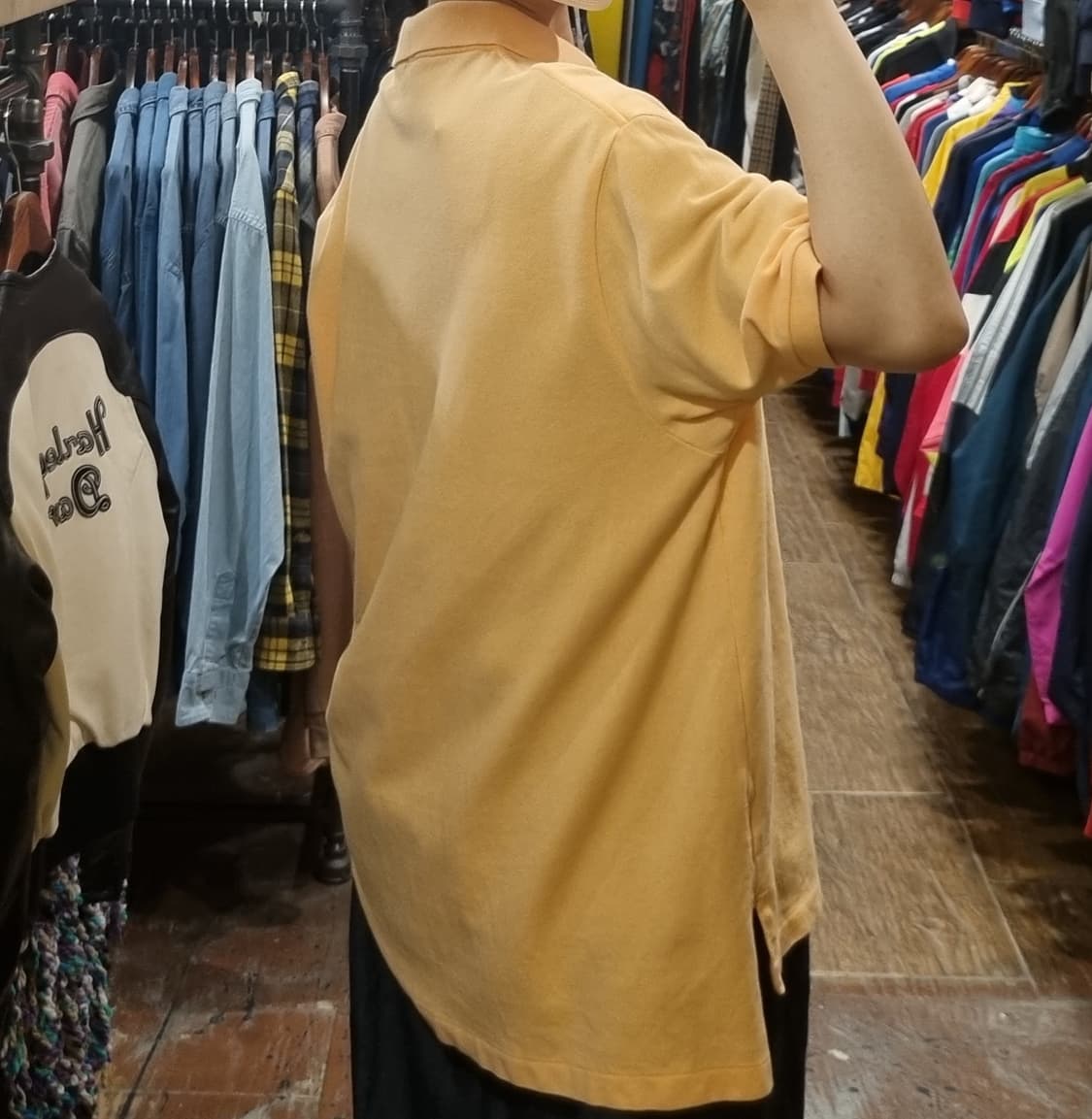[Hi] 폴로 반팔 카라티 오렌지 상품이미지5