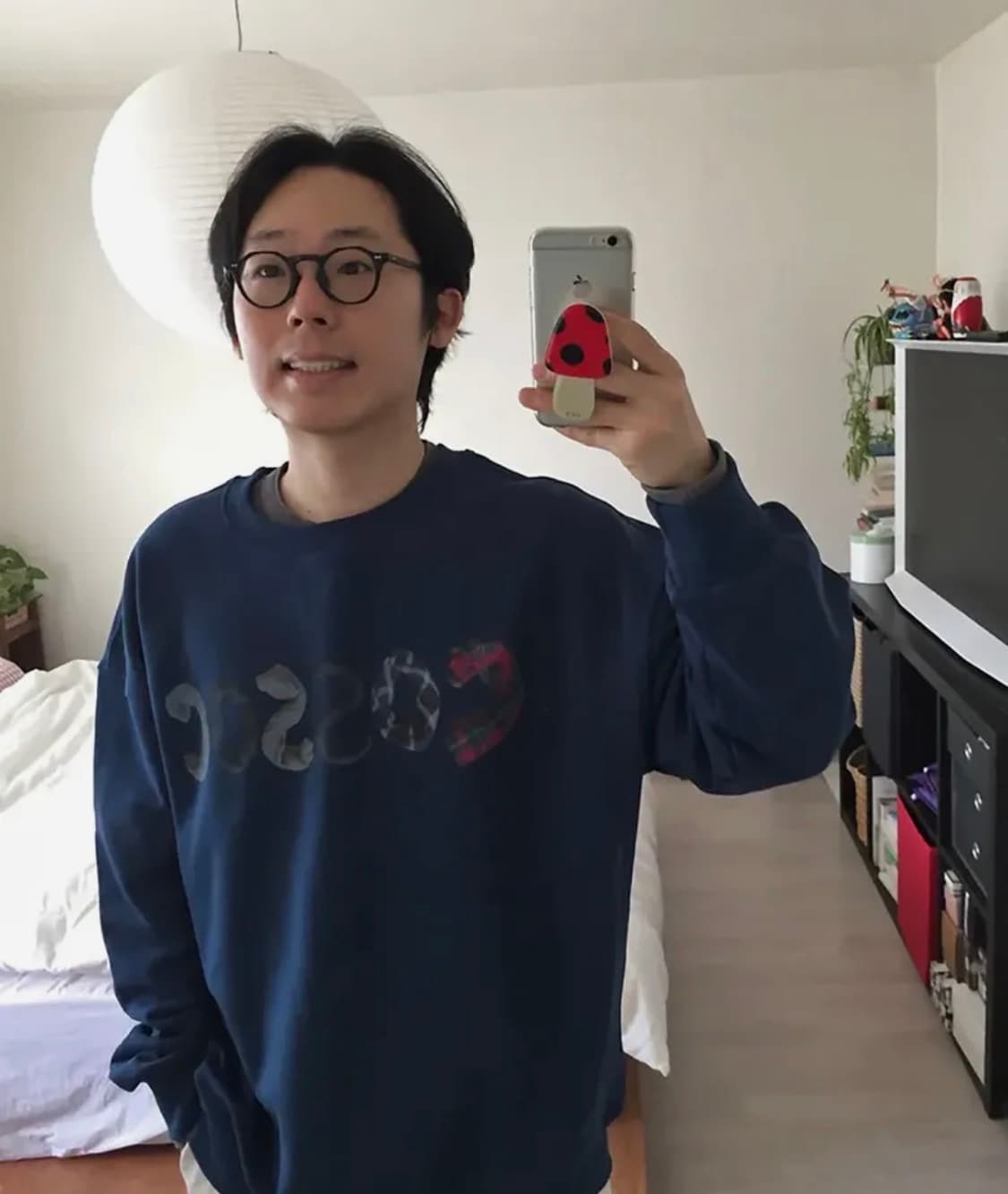 [M] 코소 맨투맨 네이비 상품이미지1