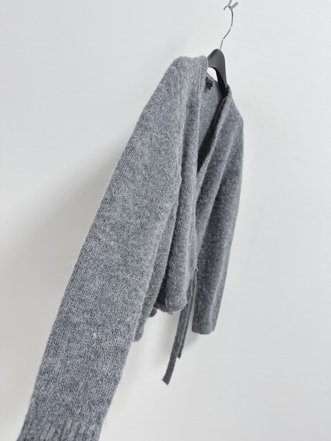 코스 알파카 랩 가디건 상품이미지3