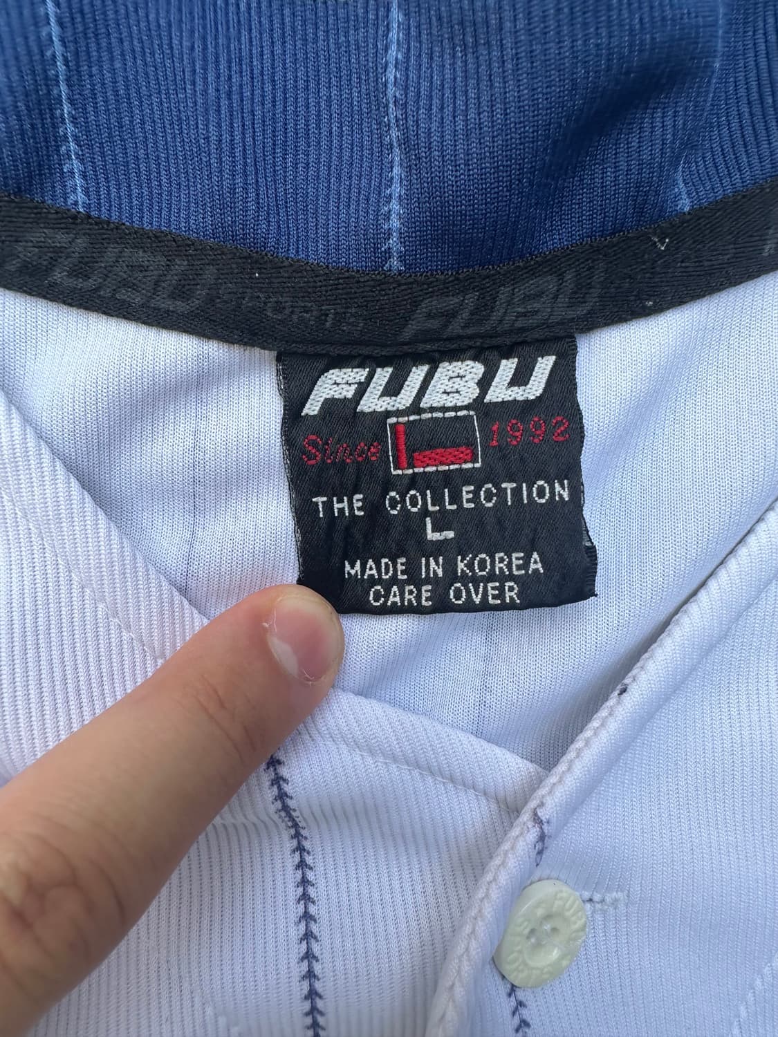 빈티지 00s Fubu 푸부 베이스볼 져지 상품이미지5