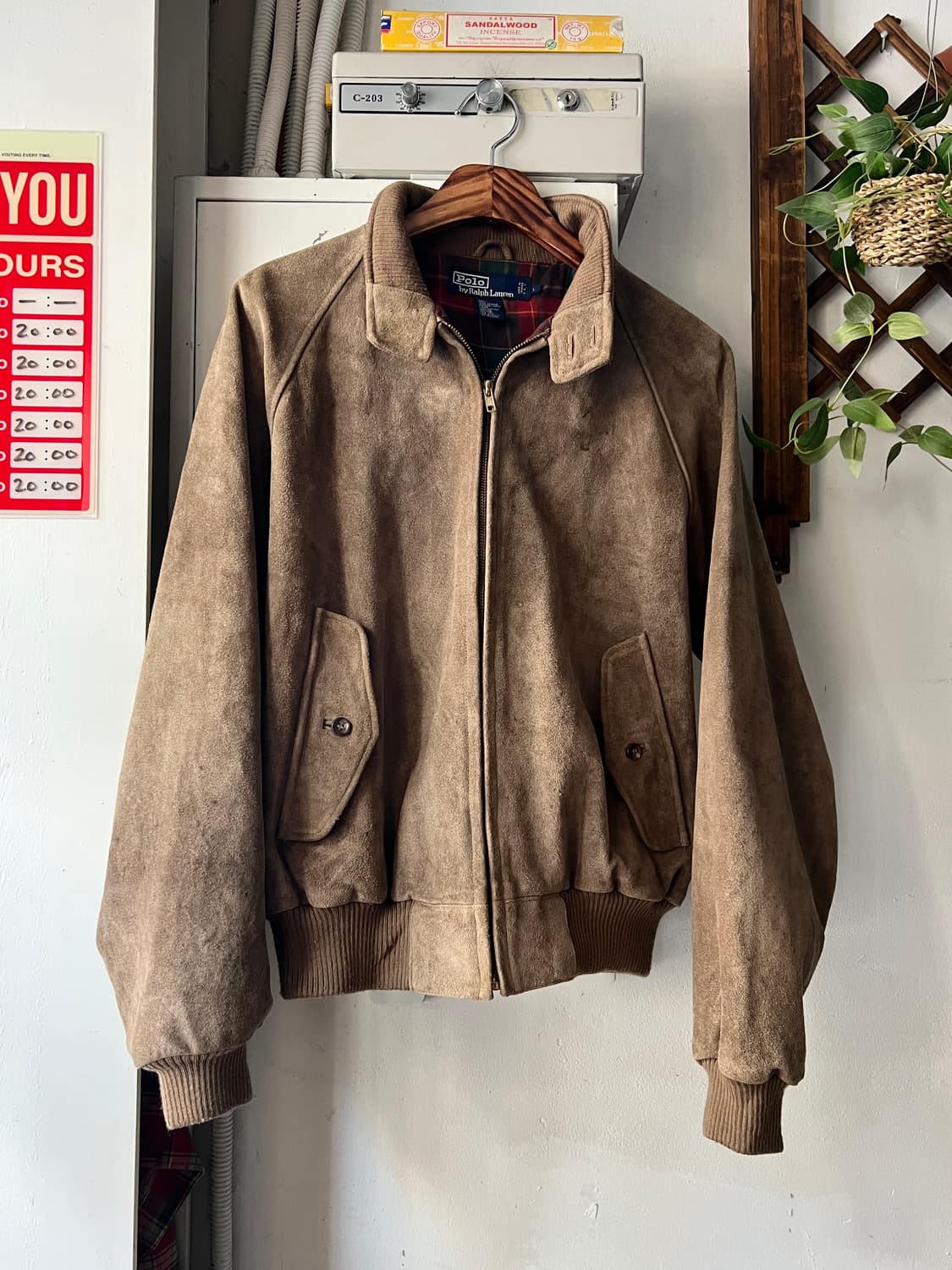 [L]폴로 랄프로렌 G-9타입 스웨이드 해링턴 자켓 상품이미지1