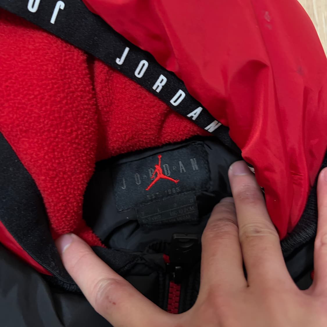 조던 키즈 점프맨 후드 패딩 6-7세  상품이미지5