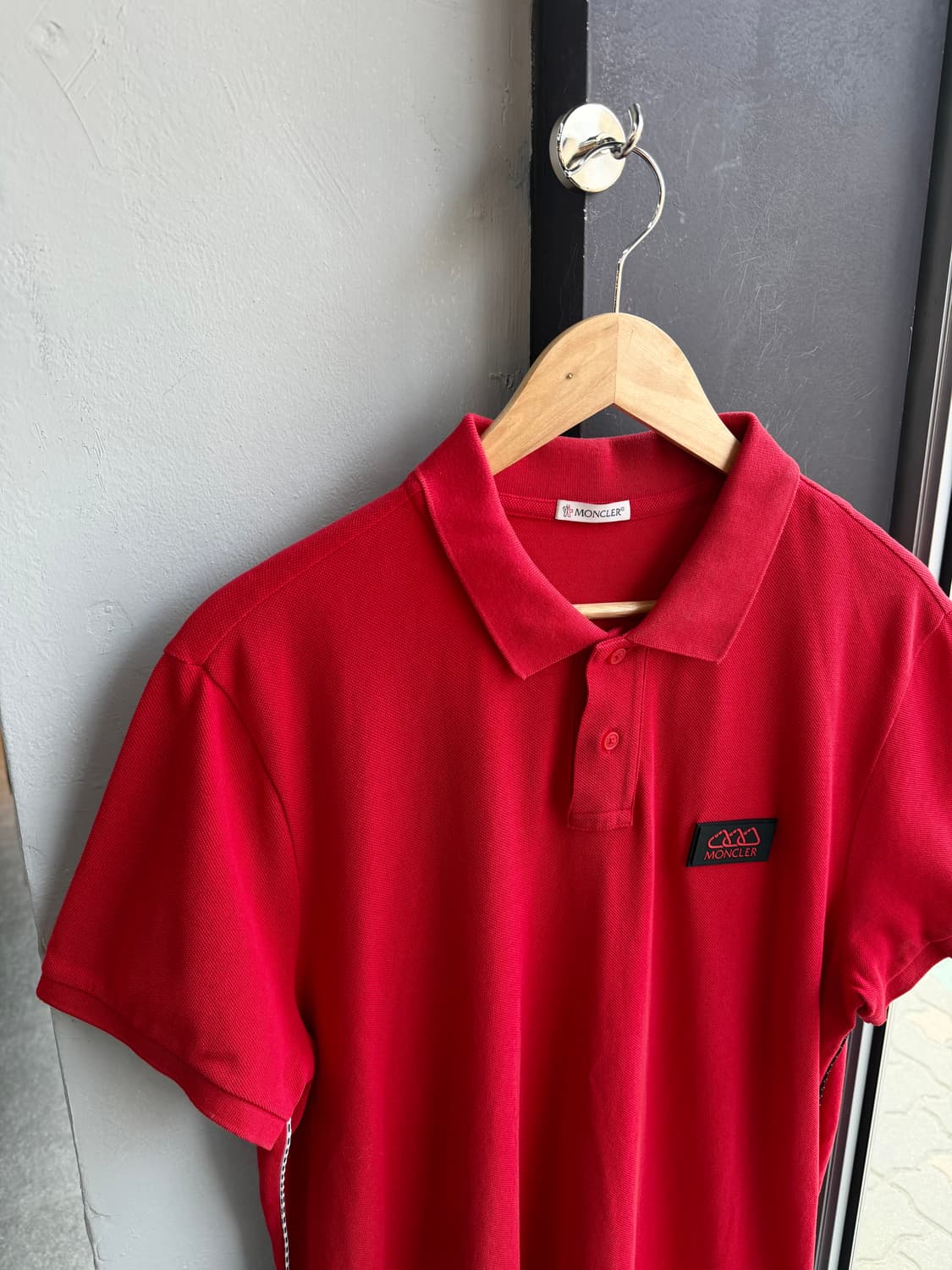 XL/ 몽클레어 신형 프론트 패치 폴로 반팔 상품이미지3