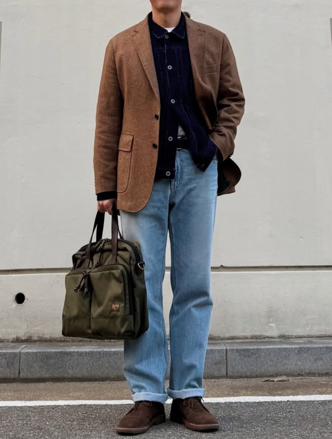 바스통 24FW 175 문트위드 블레이저 자켓 XL(105) 상품이미지9