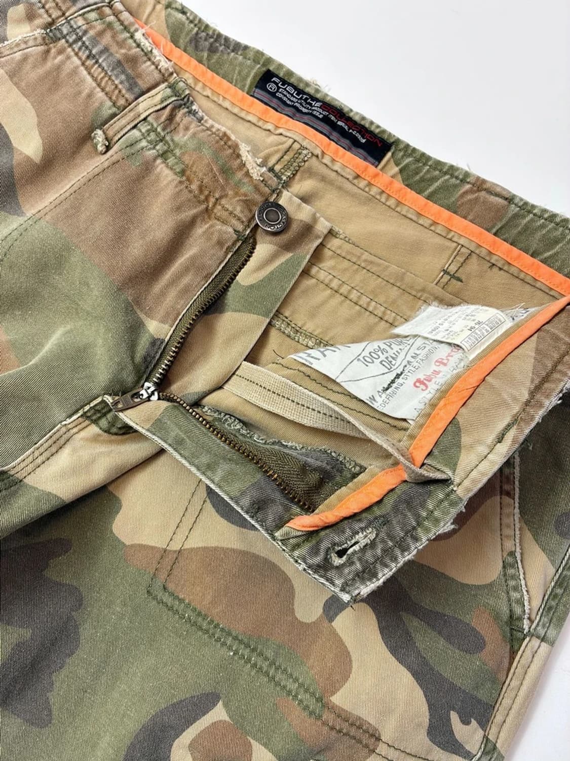 후부 FUBU 00s OG 카모플라쥬 카고 와이드 팬츠 PN4675 상품이미지3
