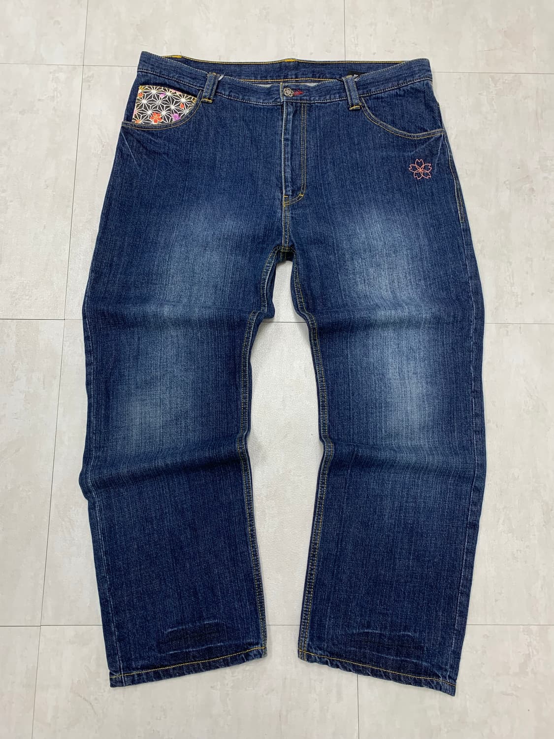 오리엔탈 디테일 데님 팬츠 #170 상품이미지1