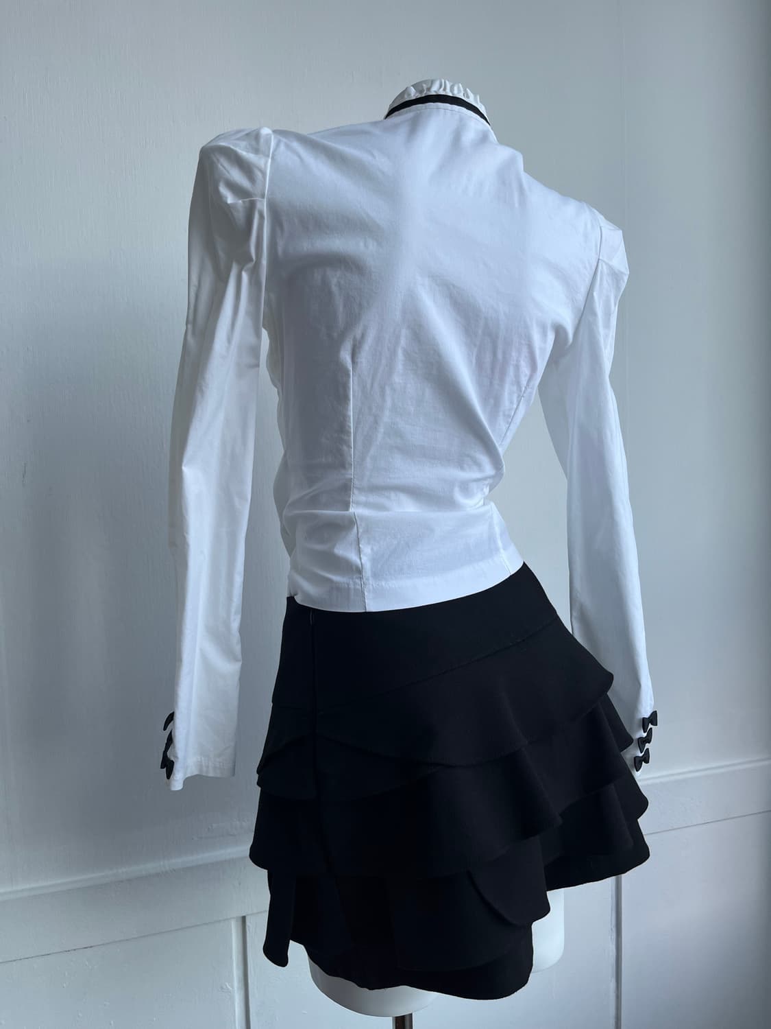 블랙 하이웨스트 캉캉 팬츠 상품이미지3