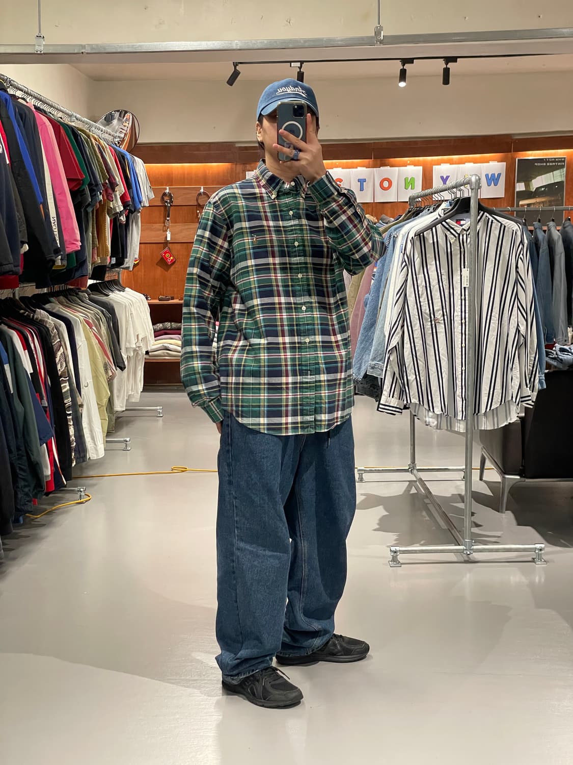 폴로 랄프 로렌 체크 셔츠   상품이미지5