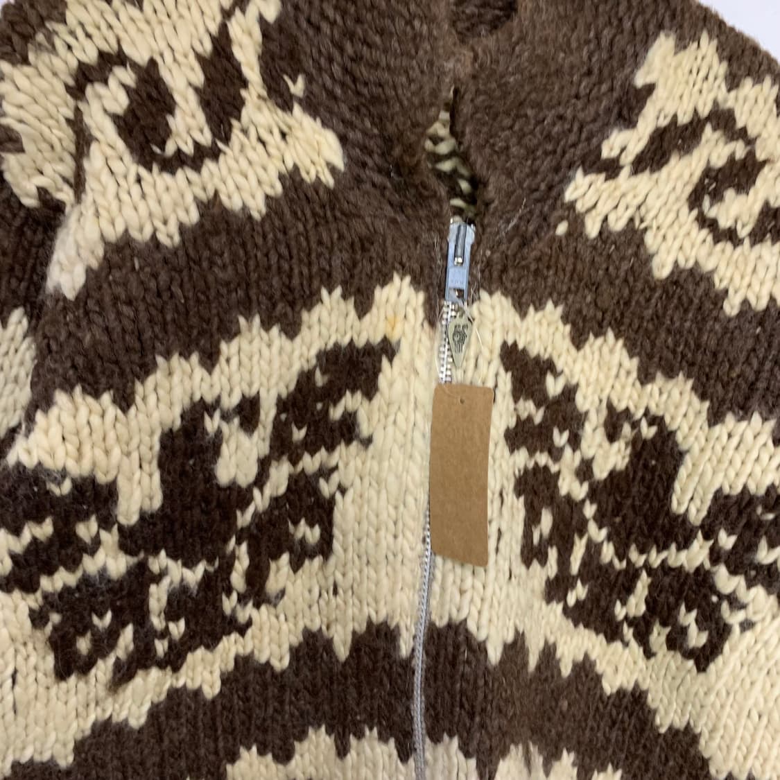 코위찬 코위챤 빈티지 노르딕 패턴 니트 집업 스웨터 가디건 남녀공용 상품이미지3