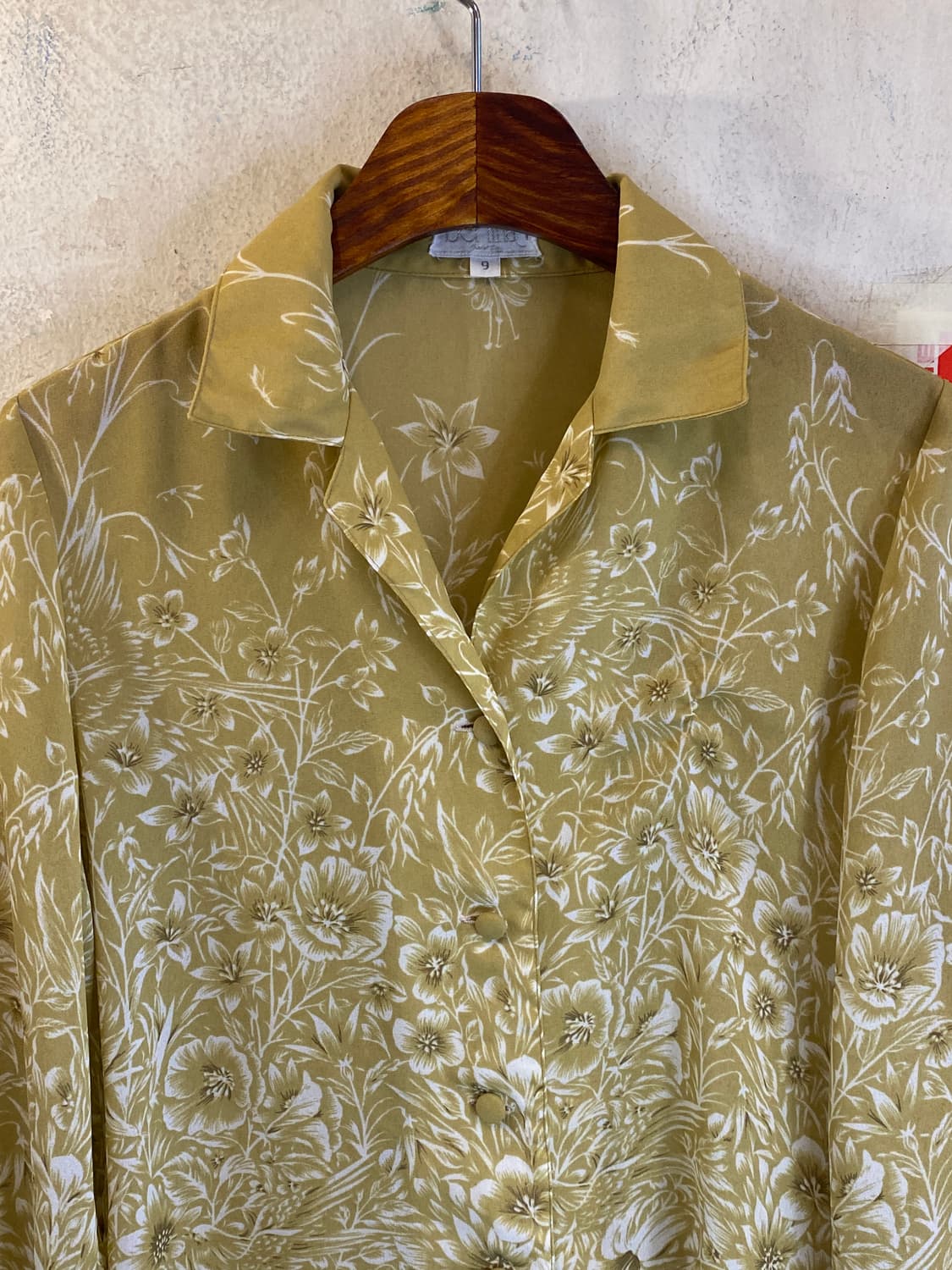 Japan vintage 플라워패턴 블라우스 상품이미지2