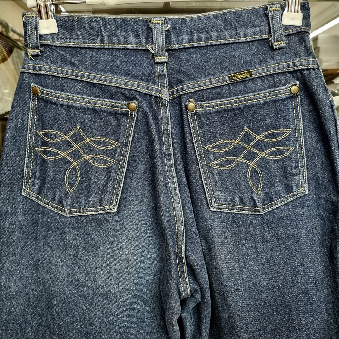 90's 랭글러 웨스턴 스티치 데님 팬츠 상품이미지4