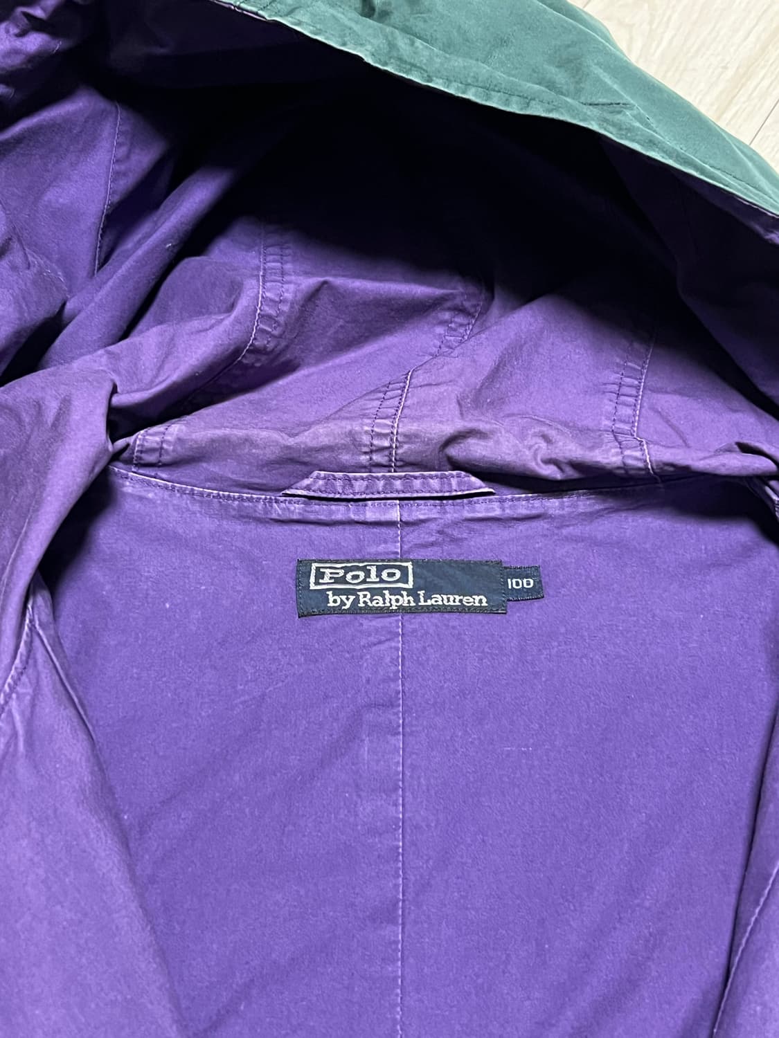 90s폴로 하이테크 후드야상점퍼 100사이즈 상품이미지8