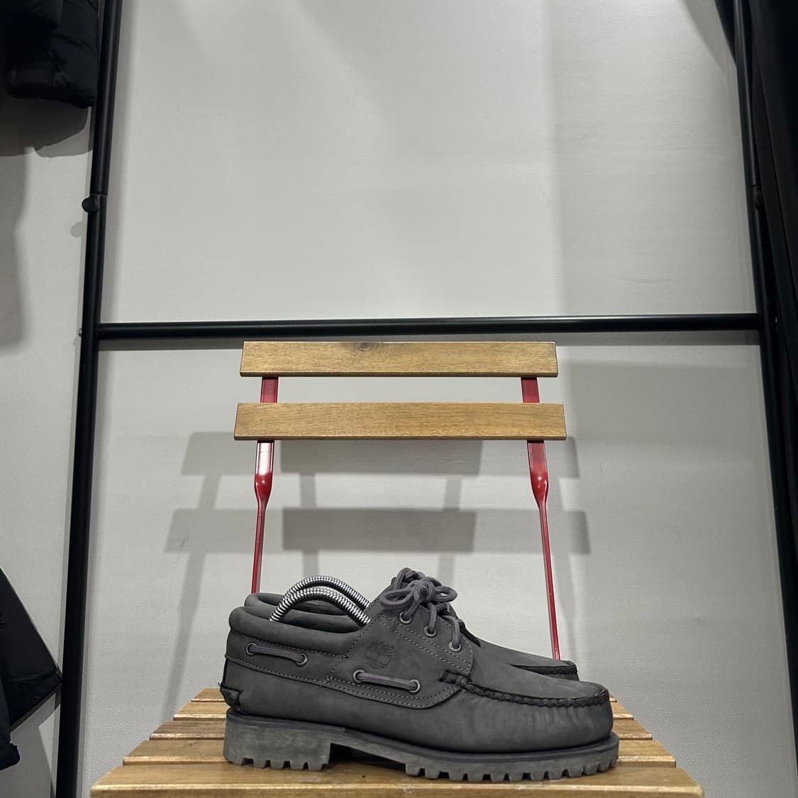 260) 팀버랜드 로퍼 남성 남자 구두 3아이 보트슈즈 그레이 상품이미지1