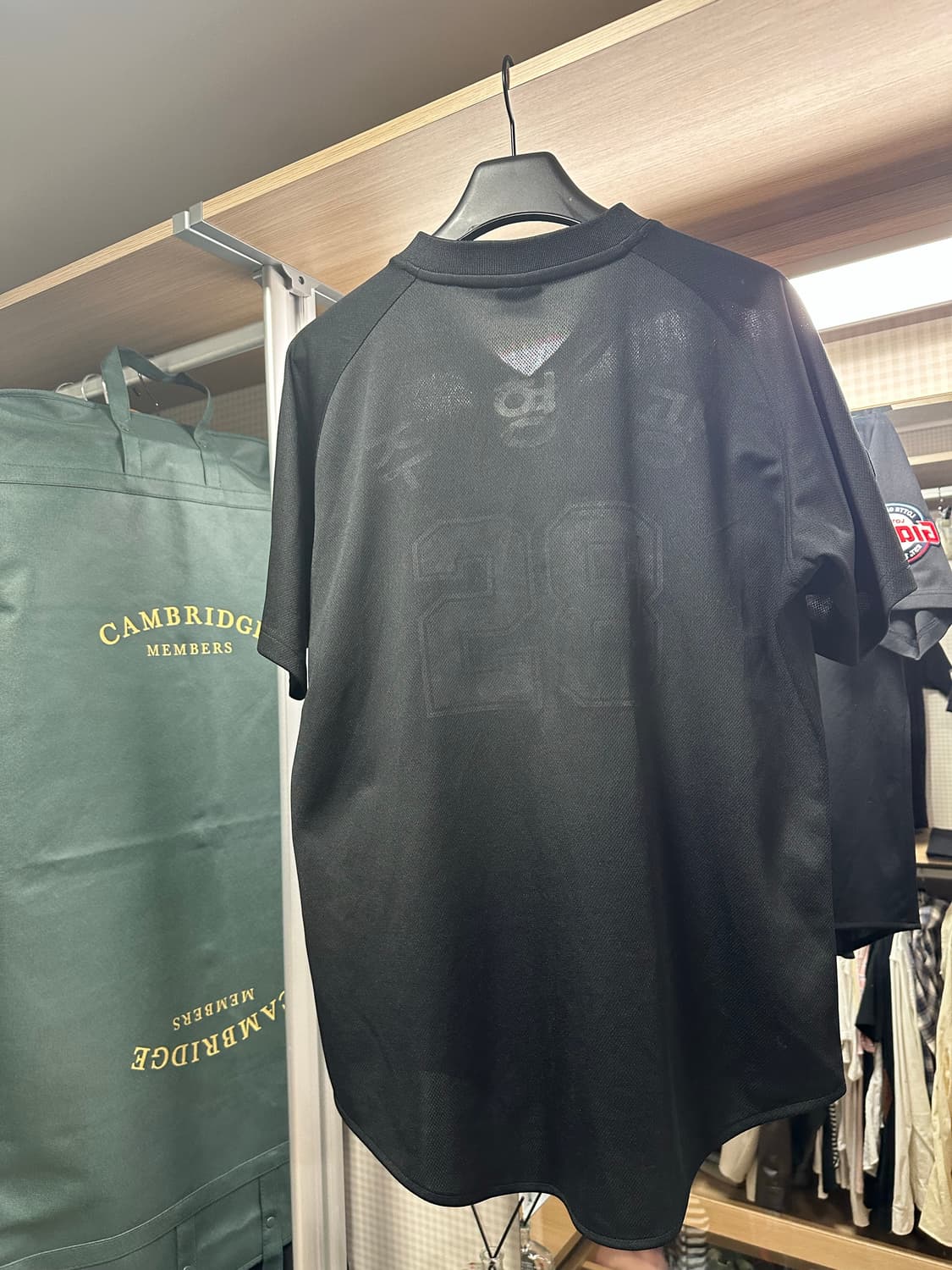 110(XXL) 롯데자이언츠 23년 올드블랙 어센틱 티셔츠형 상품이미지4