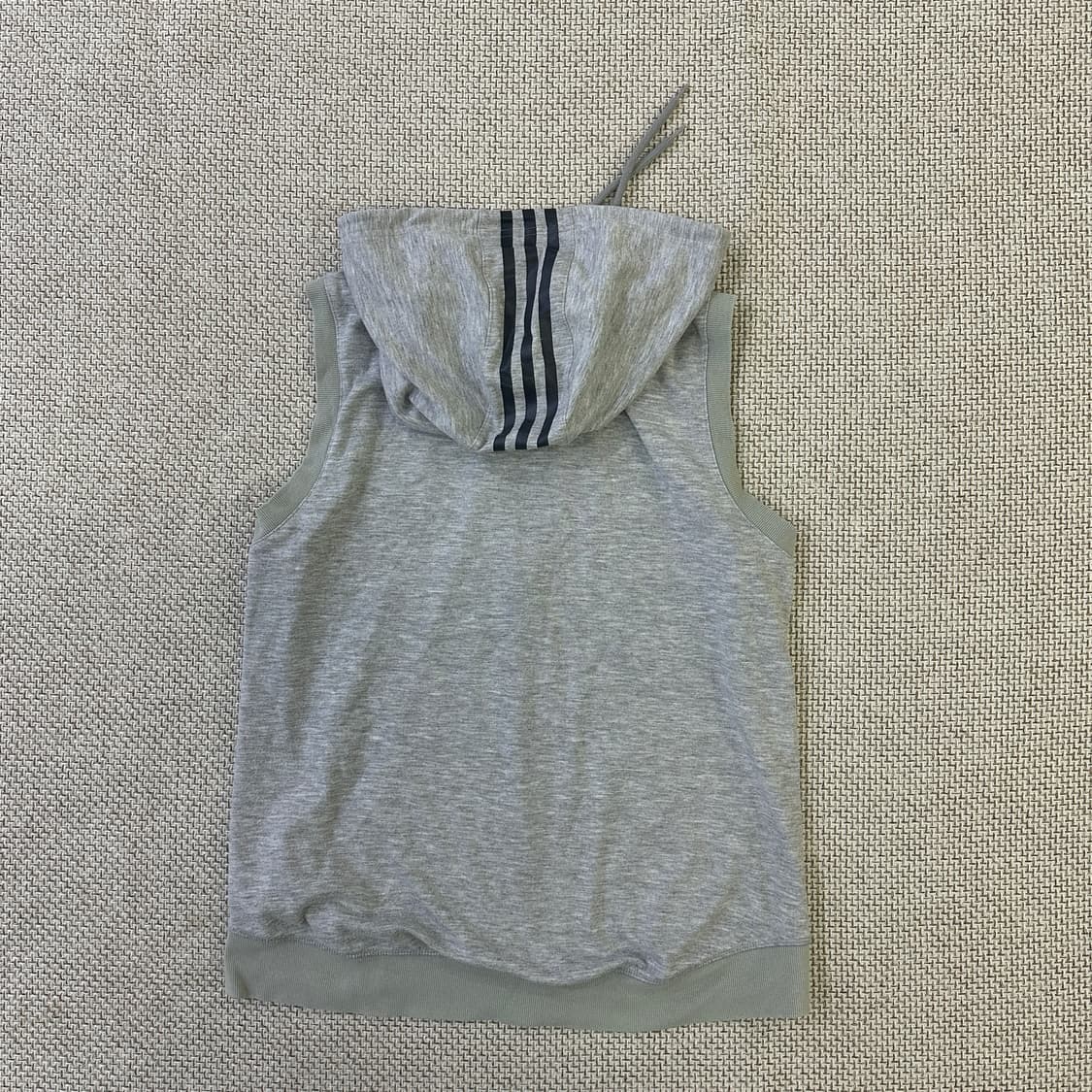 S 아디다스 후드 집업 조끼 0415D 상품이미지4