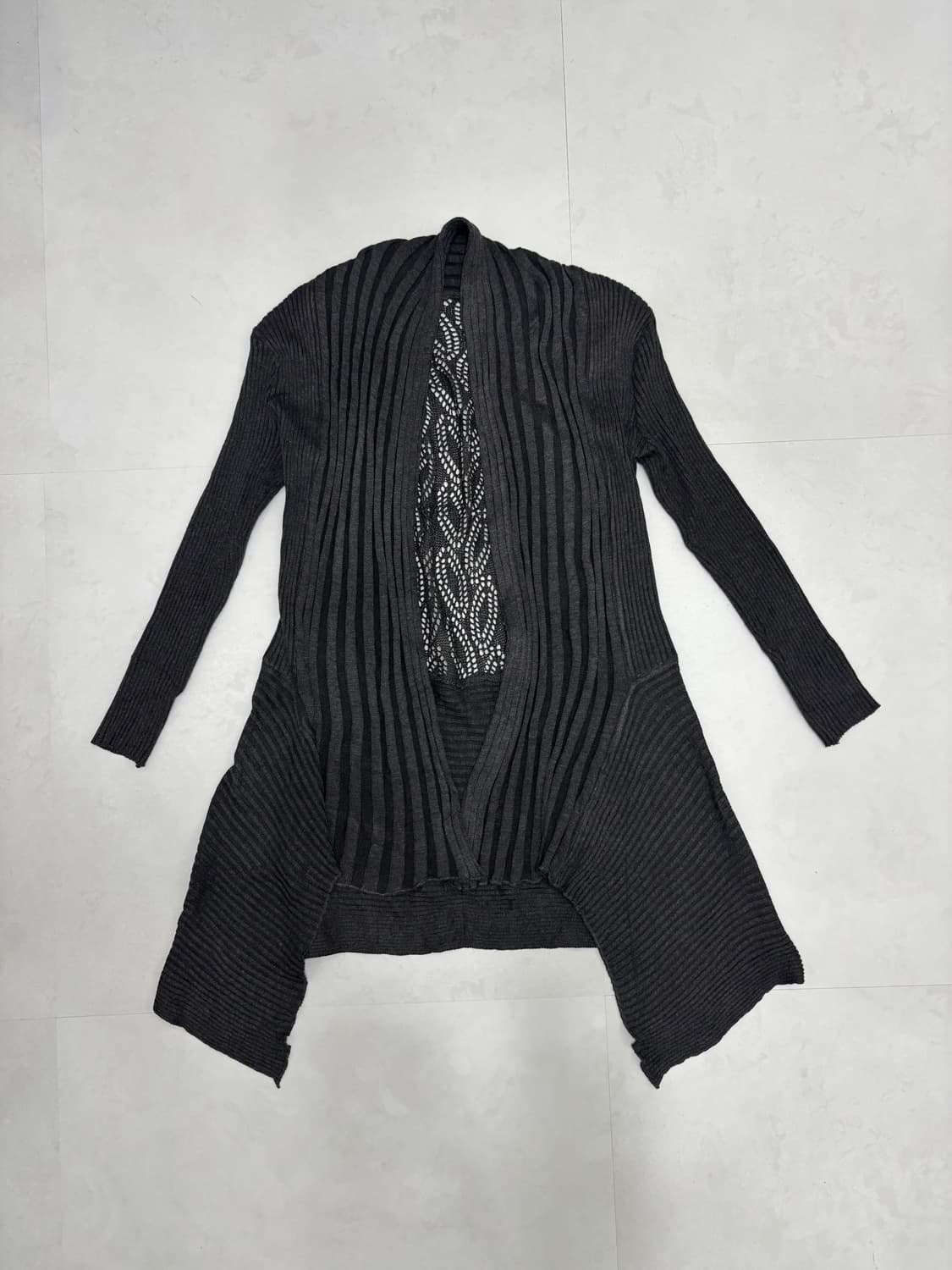 BACK PATTERNED LONG CARDIGAN 상품이미지6