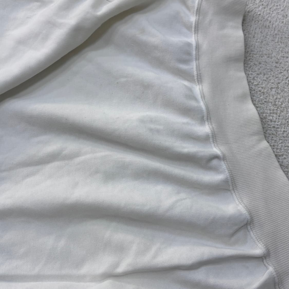 110 휠라 키즈 빈티지 화이트 반팔 0413E 상품이미지6