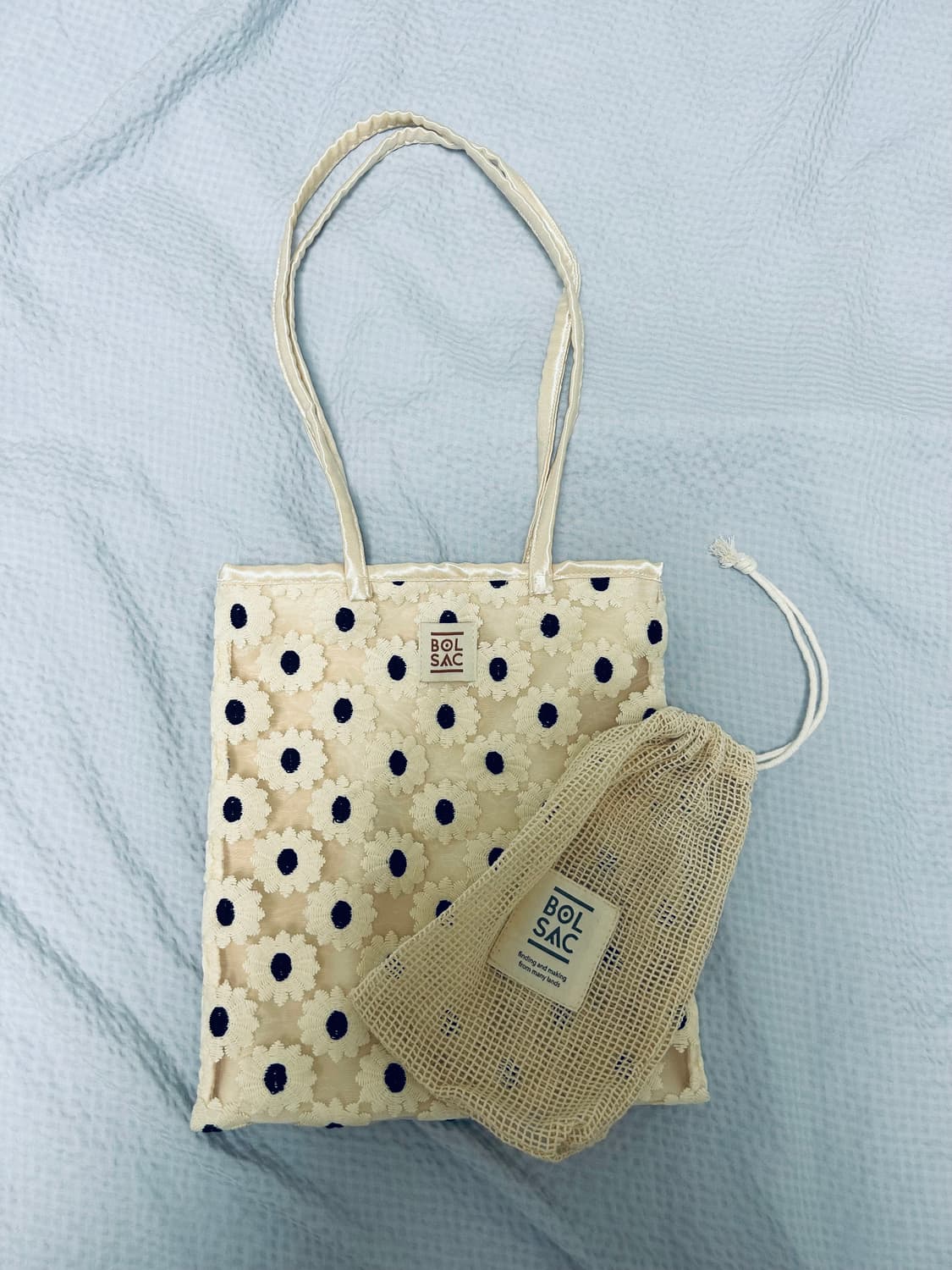 [볼삭] stroll bag _ white flower 상품이미지3