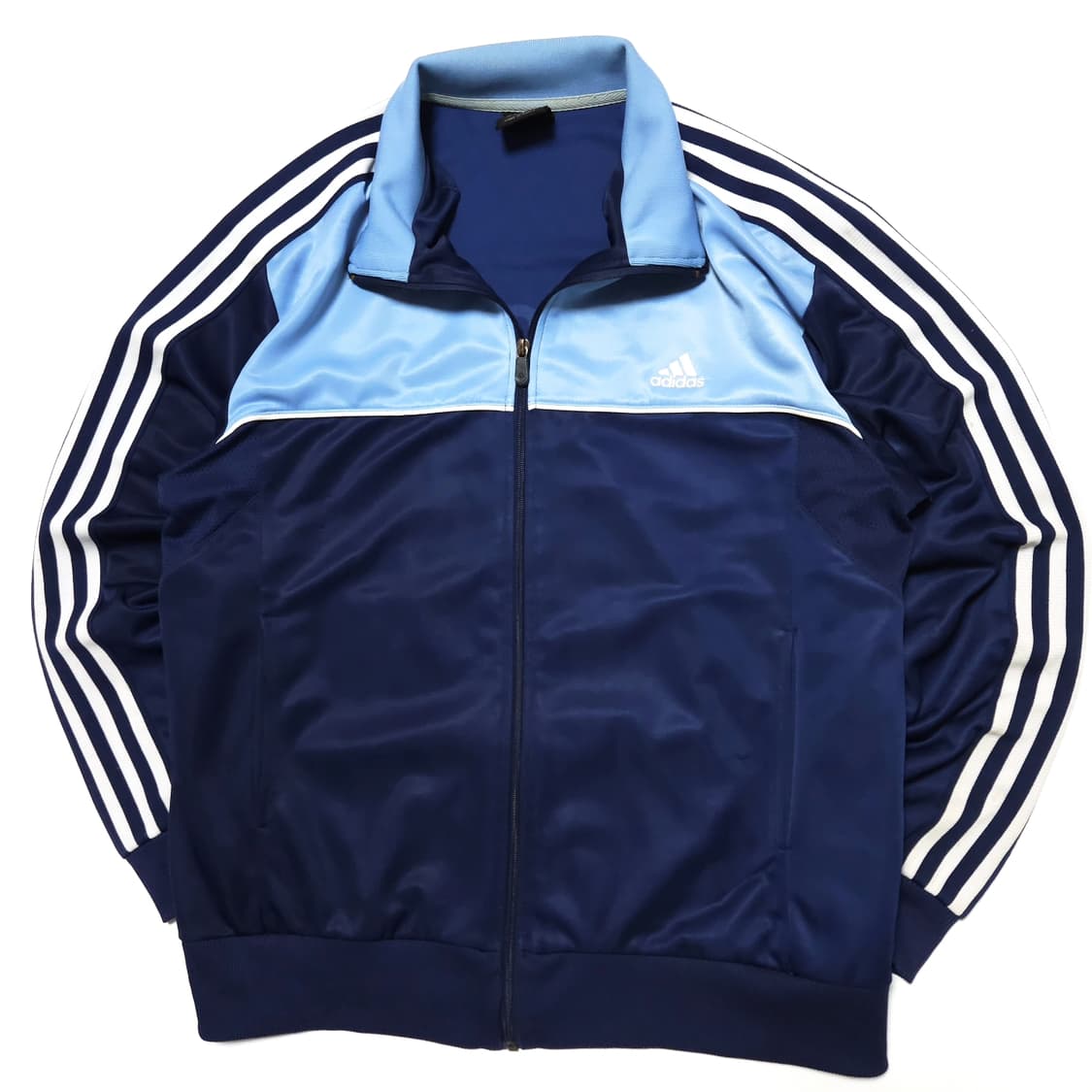 아디다스 올드스쿨 트랙탑 져지 자켓 네이비스카이블루 상품이미지1