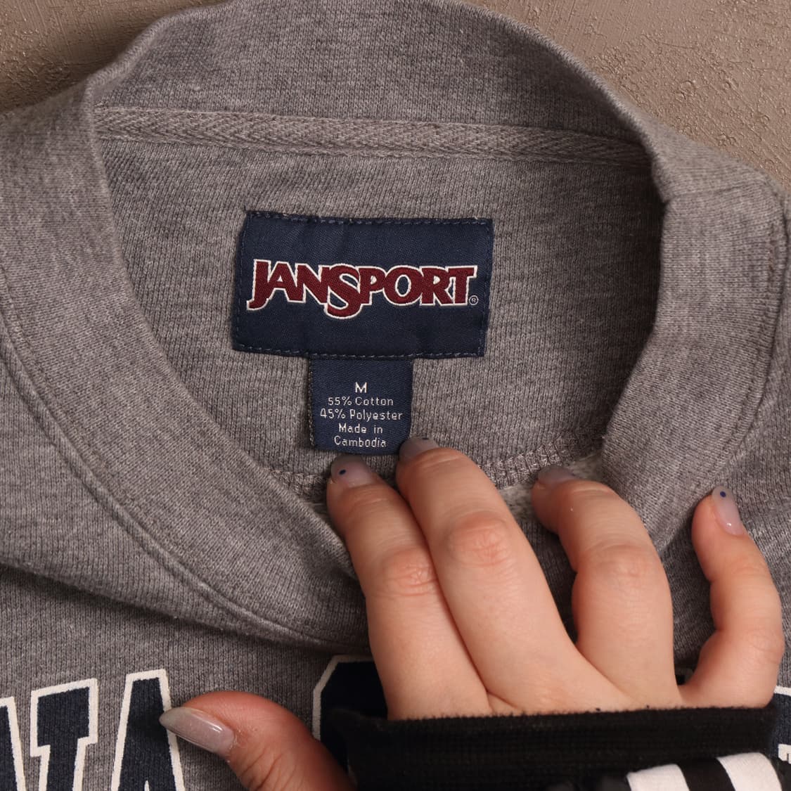 90's 잔스포츠 컬리지 프린팅 스웻셔츠 A1429 상품이미지3