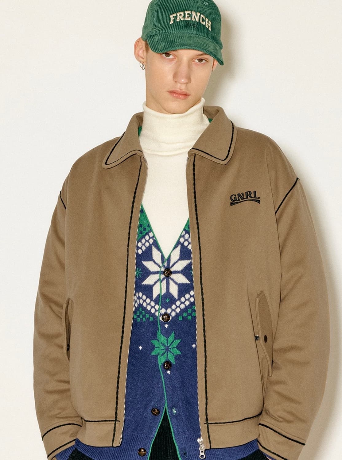 제네럴아이디어 스티치 다운 트러커자켓 상품이미지4