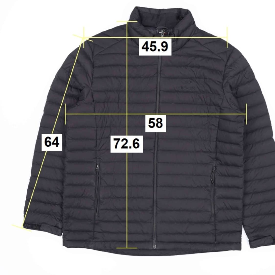 [110] 아이더 구스다운 튜브 경량 패딩 자켓 블랙 4004 상품이미지9