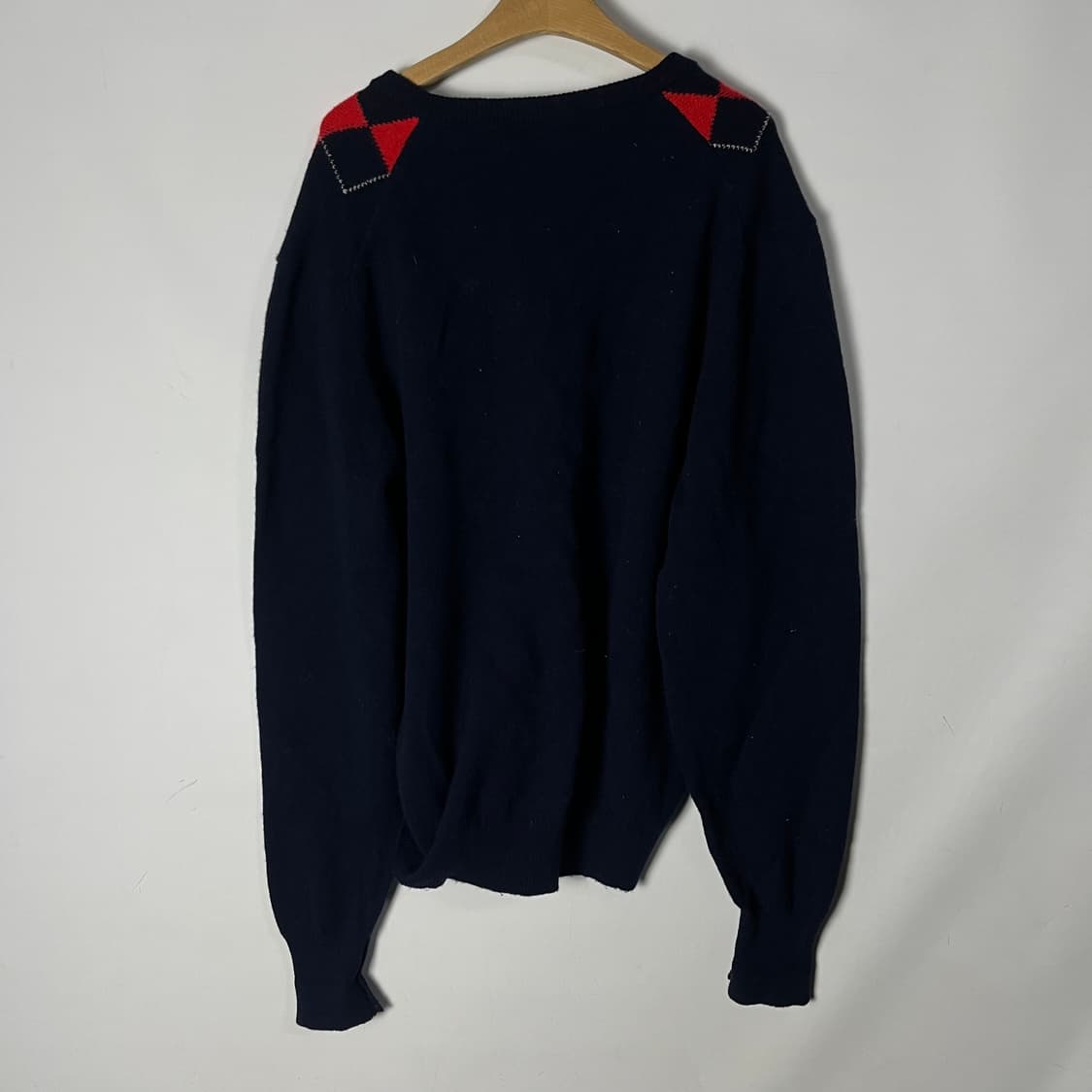 [Burberry] 90's 버버리 재팬 아가일 울 니트 상품이미지2