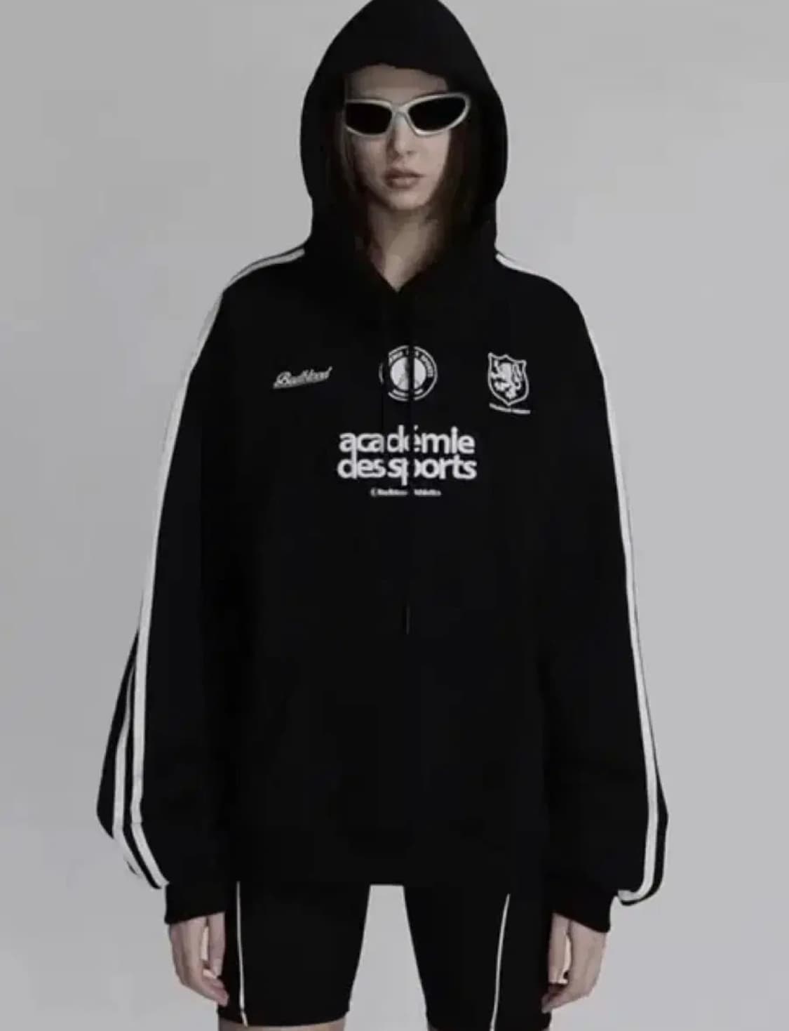 배드블러드 ADS 빈티지 후드 - 블랙 M 상품이미지1