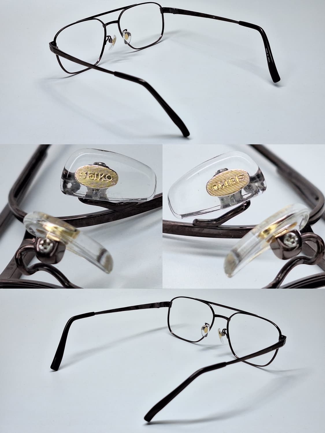 세이코 SEIKO T-8025 더블브릿지 투브릿지 티타늄 안경테/일본 상품이미지7