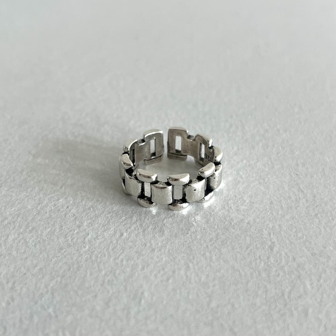 스퀘어 체인 반지 상품이미지1