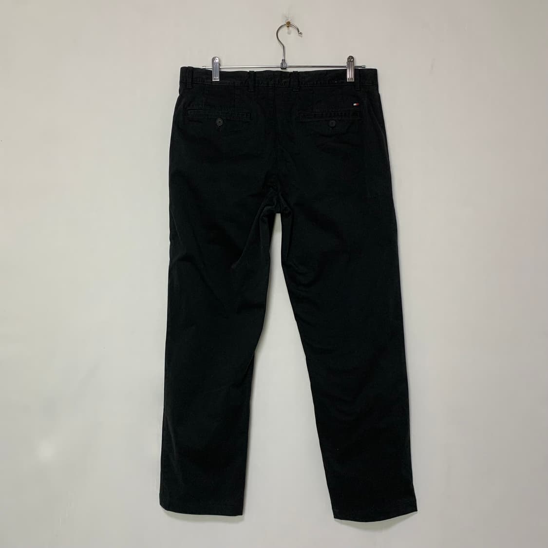 타미힐피거 빈티지 베이직 블랙 코튼 팬츠 면바지 32인치 상품이미지4