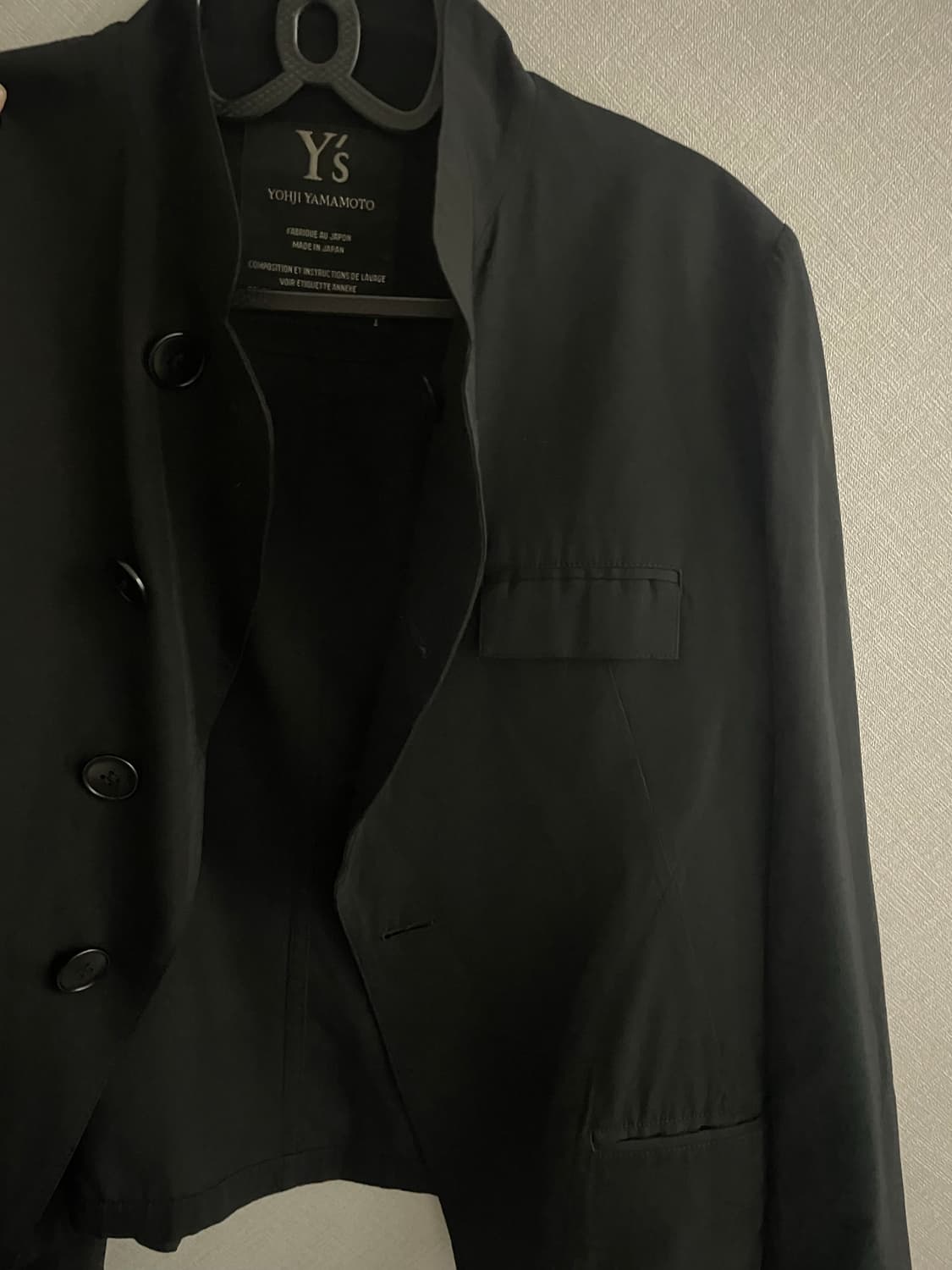 Y's Yohji Yamamoto asymmetry jacket 상품이미지5