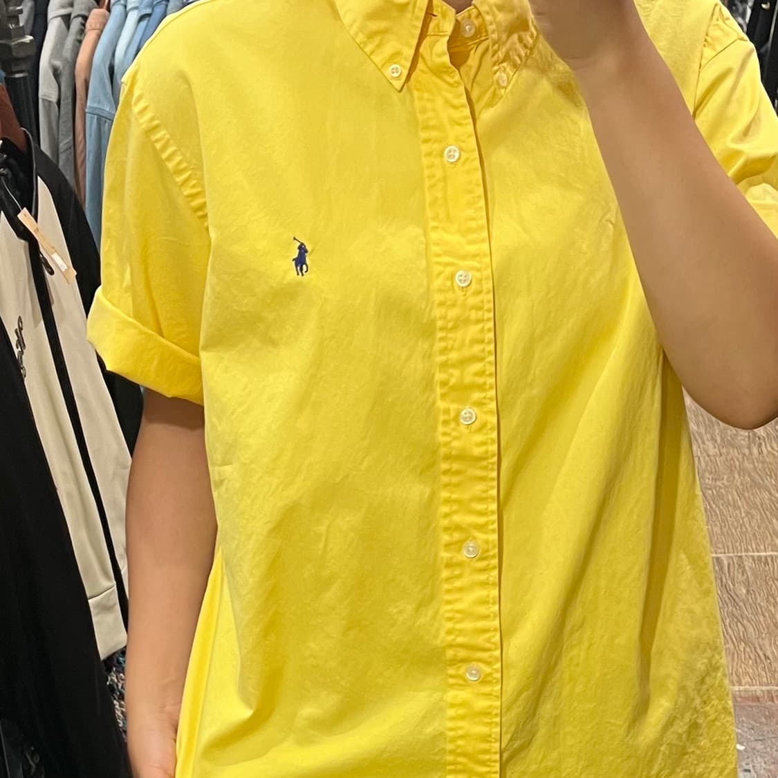 [HI]폴로 반팔셔츠 옐로우  상품이미지5
