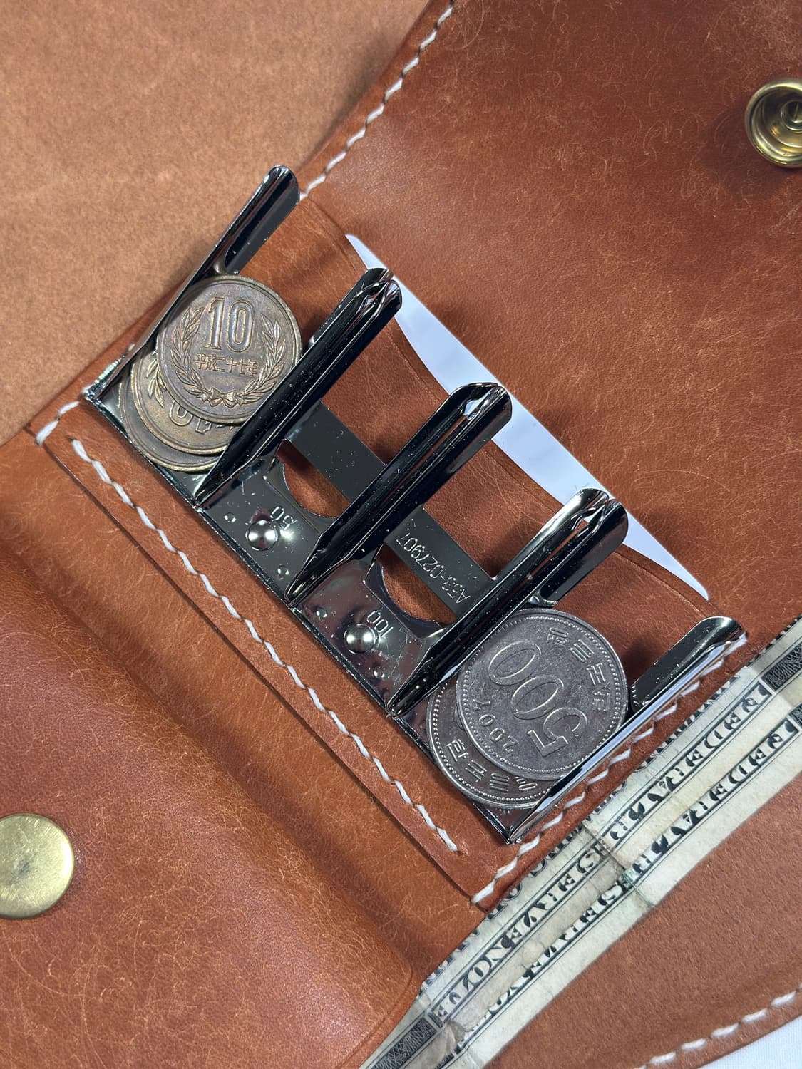 수공예 엔화지갑 판매합니다 / 코인캐쳐지갑 상품이미지2
