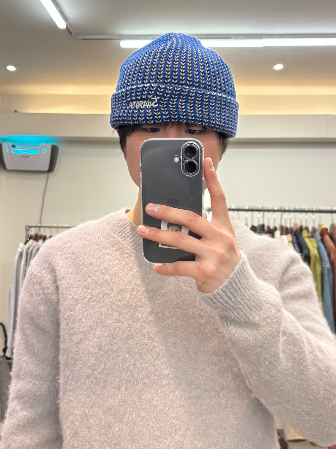 포터리 모 브이넥 니트 상품이미지9