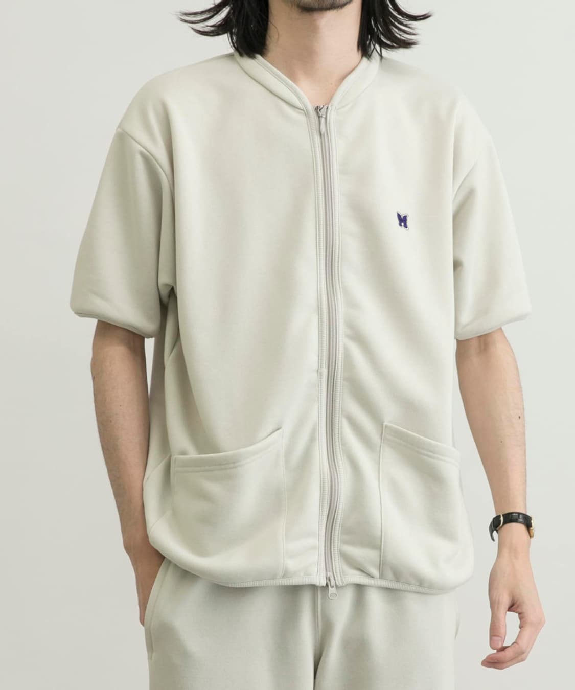 NEEDLES 니들스 S/S zipped Jacket (beige) 상품이미지6