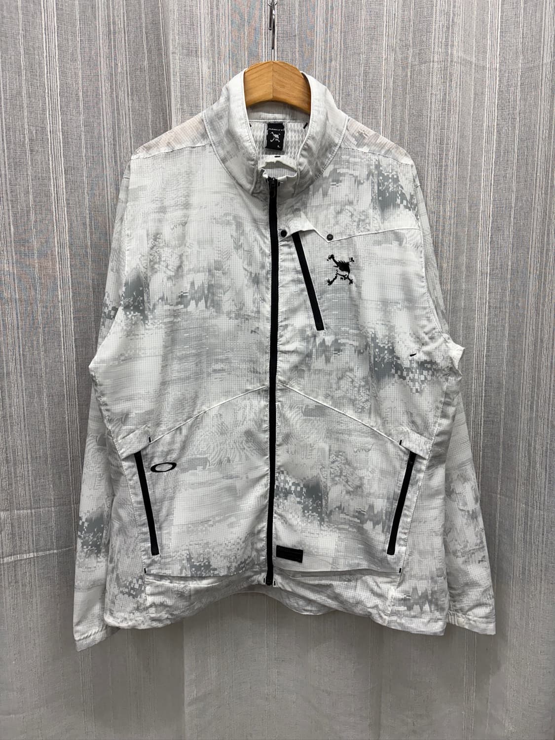 Oakley 오클리 스케터 로고 카모 테크 윈드자켓 바람막이 상품이미지1