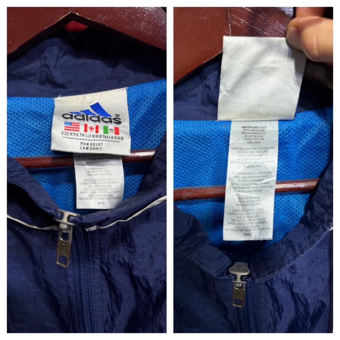 아디다스 빈티지 올드스쿨 바람막이 FREE 상품이미지3