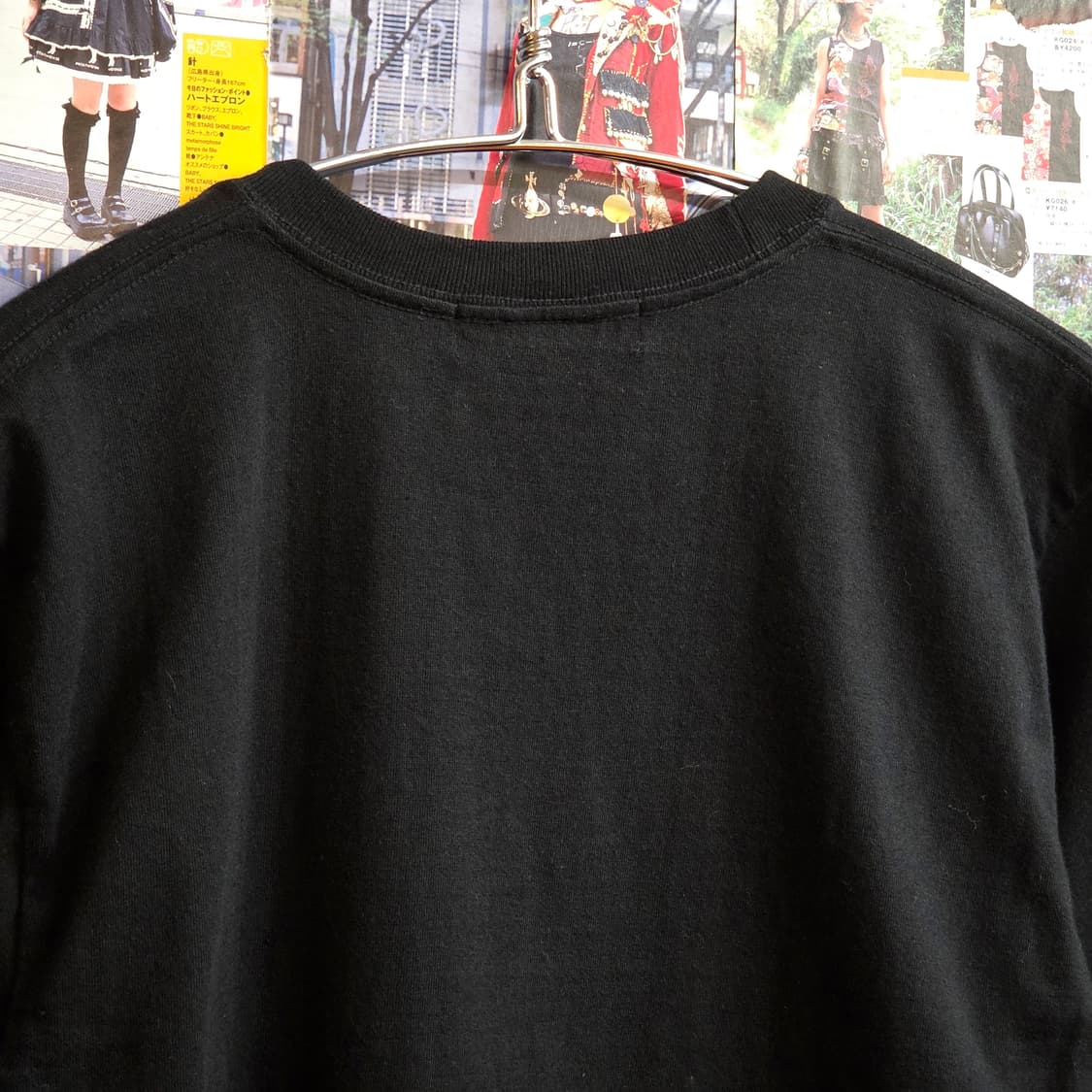 JPN 펑크 키치 스컬 프린팅 반팔  상품이미지5