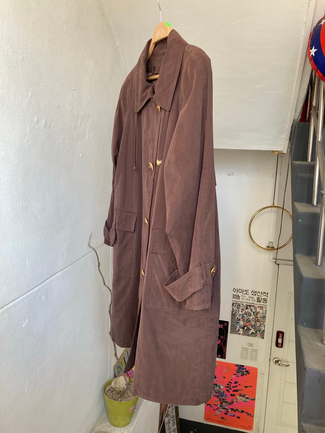 안감 탈부착 하트 디테일 야상 상품이미지4