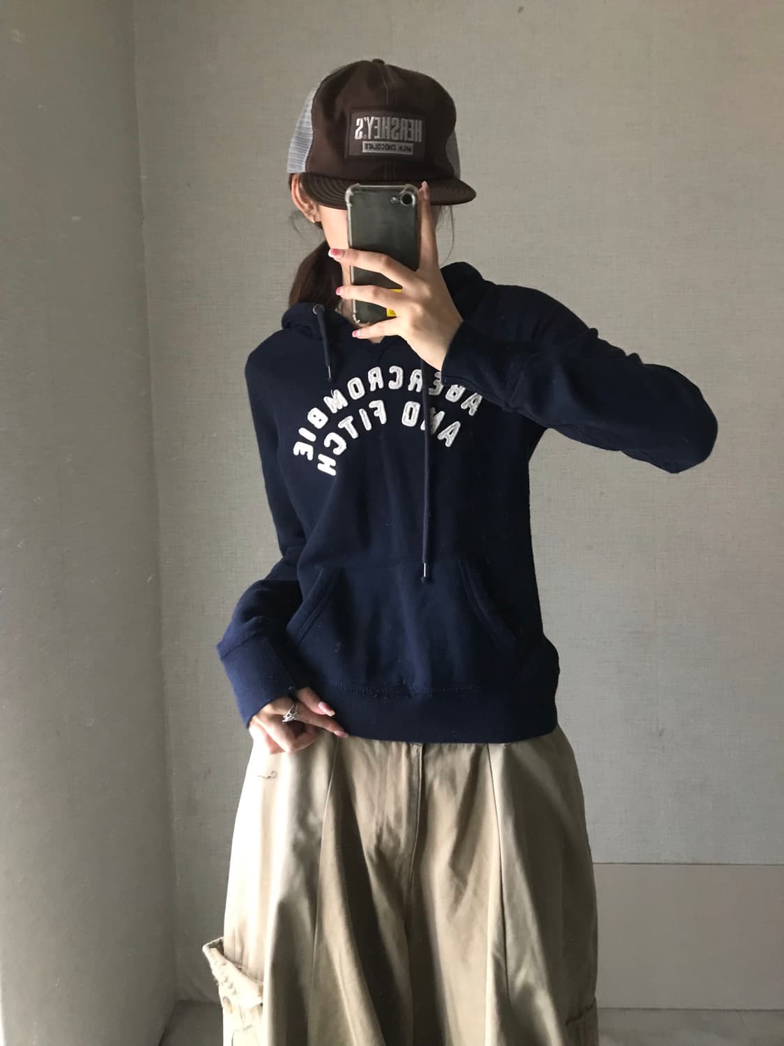 아베크롬비 네이비 후드티 상품이미지1