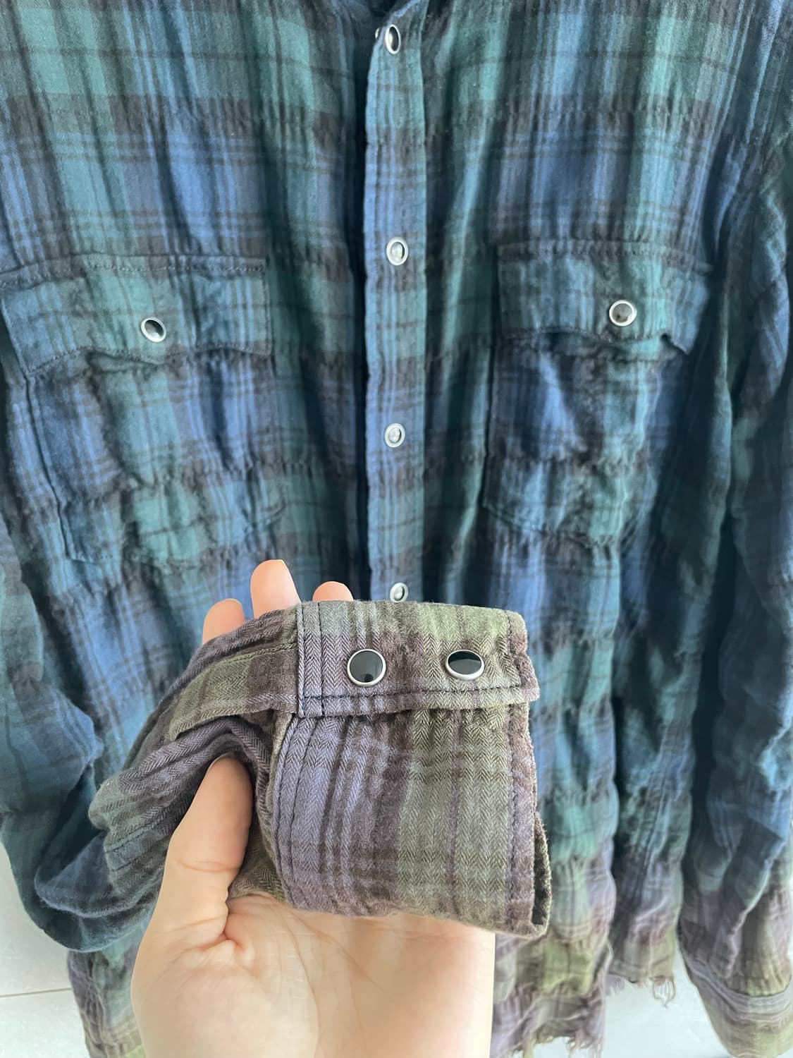 생로랑 16ss 서프사운드 밑단디스 셔츠 상품이미지5